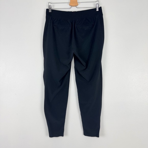Athleta Brooklyn Ankle Pants Black Womens 6 Athletic Pull On Pockets Lightweight - Picture 6 of 16
